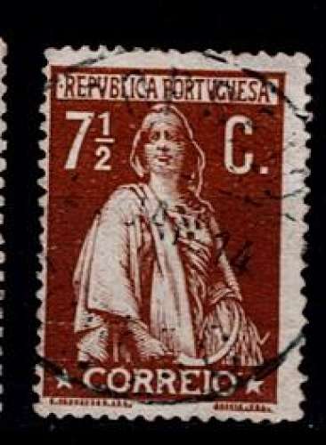 PORTUGAL 1912 - YT 213 OBLITÉRÉ DENT. 15X14.