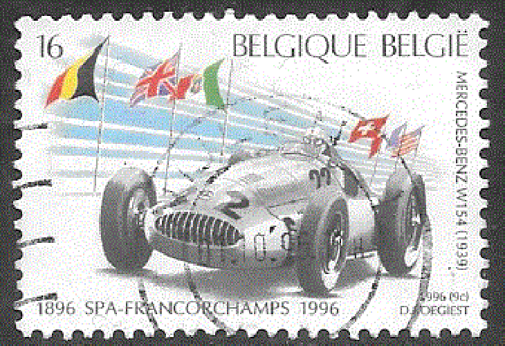 Belgique - YT  2650 obl - Mercedes-Benz W154 (1996) 