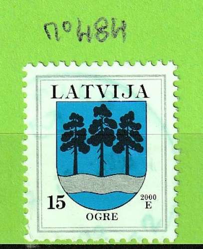 LETTONIE YT N°484 OBLIT