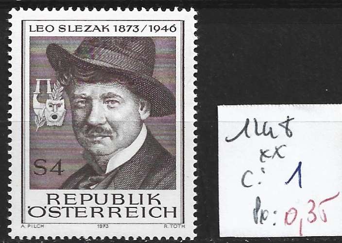 AUTRICHE 1248 ** côte 1 €