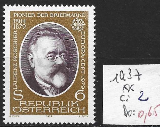 AUTRICHE 1437 ** côte 2 € 