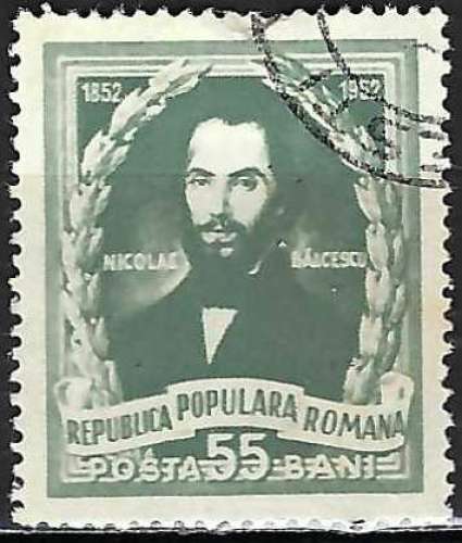 Roumanie - 1952 - Y & T n° 1286 - O. (déchirure centre haut)