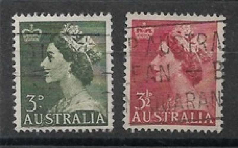 Australie oblitéré YT 197 et 198