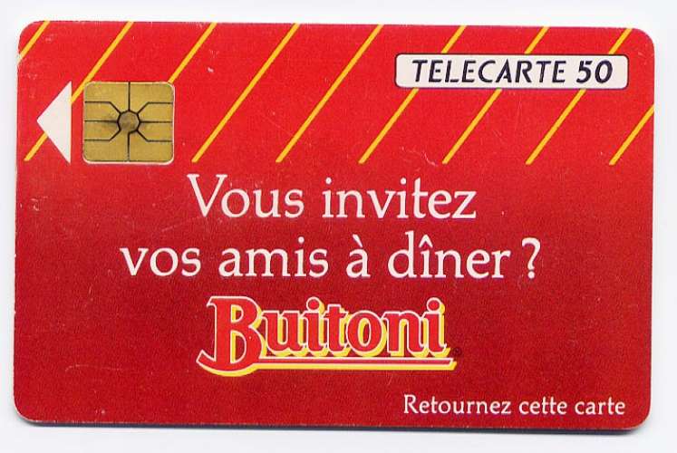 Télécarte 50 Unités n° F296B France 10/92 - Buitoni, GEM1