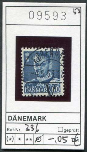 Danemark 1953 - Michel 336  - oo oblit.- 