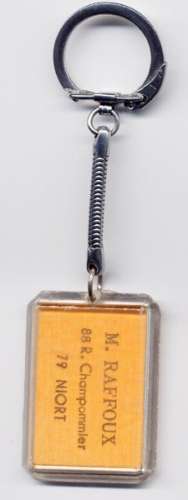 Porte-clefs publicitaire - Bracelets Heurus Niort