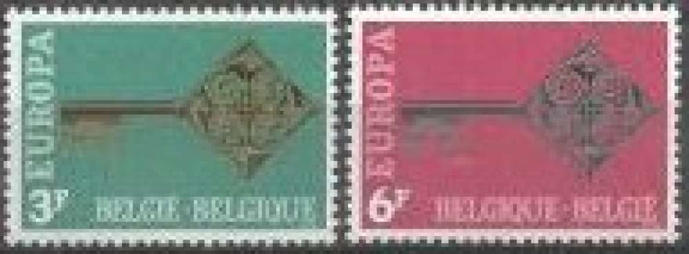 CEPT / Europa 1968 Belgique n° 1452 et 1453 *