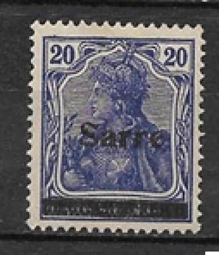 Sarre neuf sans gomme YT 8