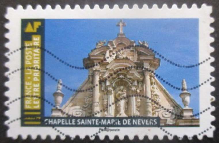 FRANCE autoadhésif N°1671 Cathédrale de Nevers oblitéré