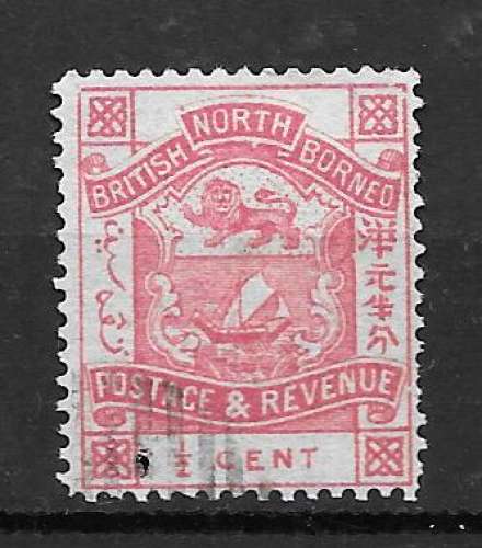 Bornéo  Y&T n° 34   - 1889