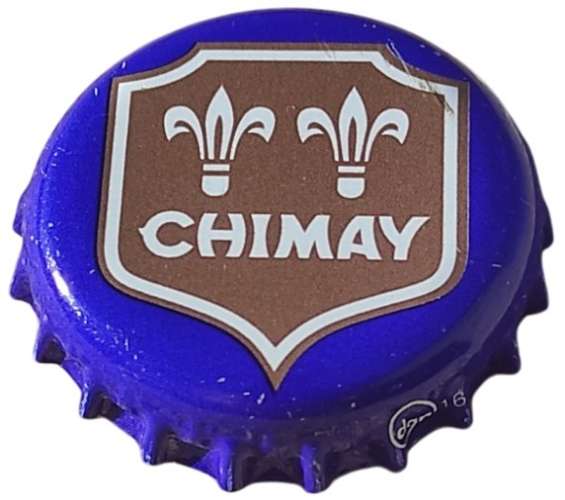 Belgique Capsule Bière Beer Crown Cap Chimay Bleue RP348