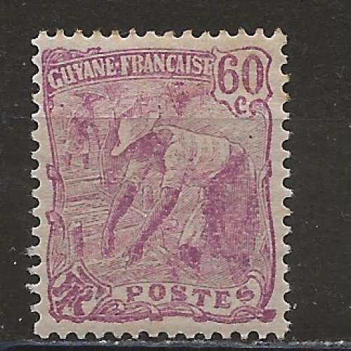 GUYANE  ANNÉE 1922 Y.T N°84 NEUF*