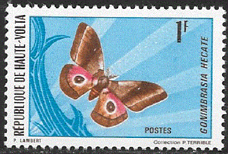 Haute-Volta - YT  242  **  - Papillon (1971) 