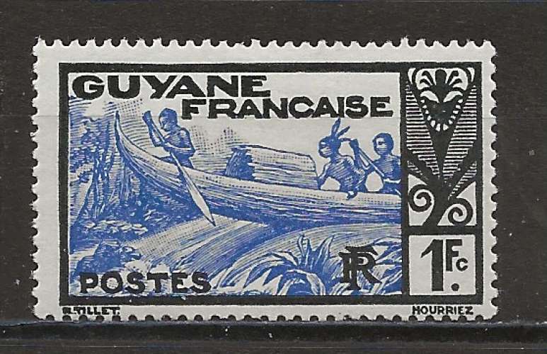 GUYANE  ANNÉE 1939 Y.T N°163 NEUF*