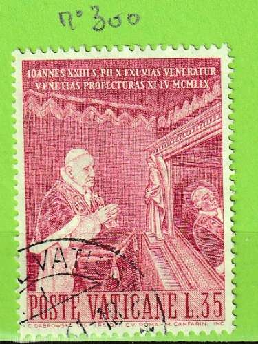 VATICAN YT N°300 OBLIT