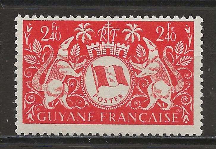 GUYANE  ANNÉE 1945 Y.T N°193 NEUF** 