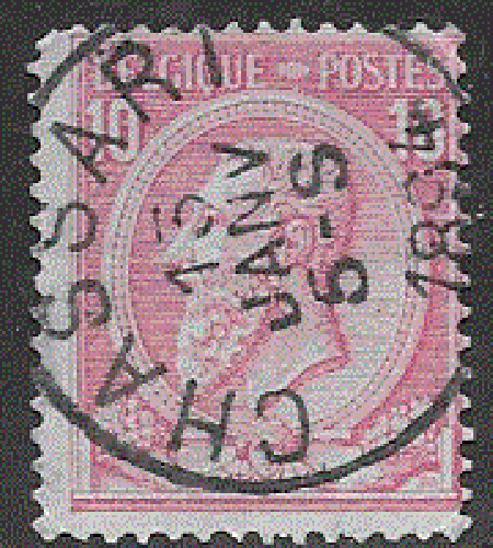 Belgique - YT  46   obl  - Léopold II (1884) 