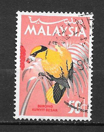 Malaisie Emissions nationales, oiseau Y&T n° 24 , 1965