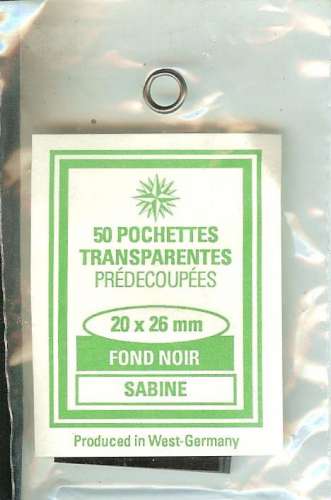 RDV - Pochettes 20x26 Fond Noir (simple soudure)