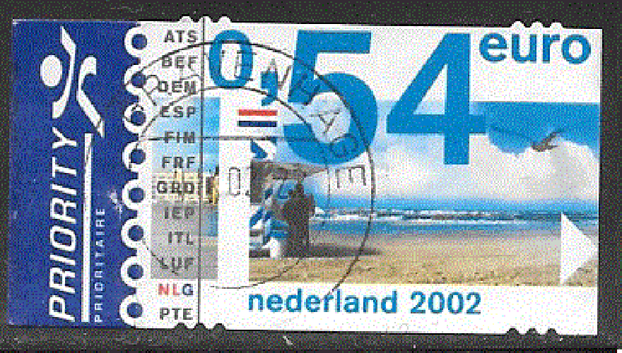 Pays-Bas - YT  1903  obl  - Plage de Zandvoort (2002) 