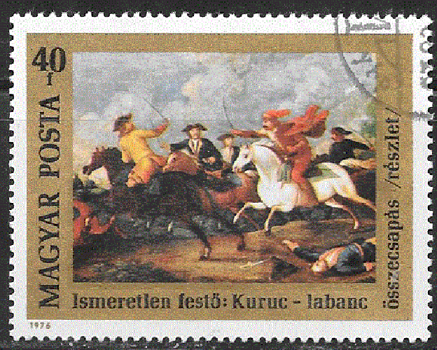 Hongrie - YT  2491  obl  - Tableau (1976) 