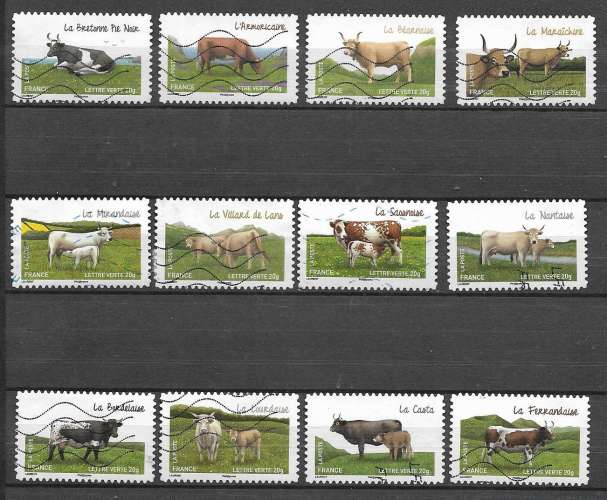 France - 2014 - YT n° 953/64  oblitéré