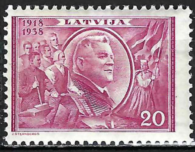 Lettonie - 1938 - Y & T n° 234 - MNH