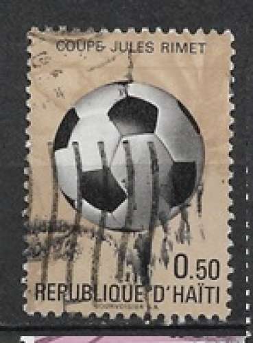 Haiti oblitéré YT football
