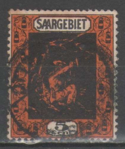 Sarre 1922 - Vues 5 c.