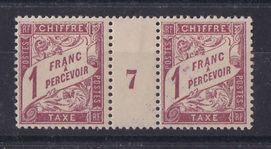 FRANCE.   YT  Millésimes Taxe n° 40   neuf *    1927