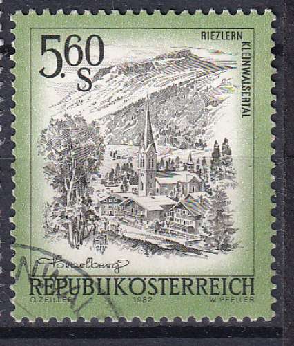 AUTRICHE - 1982 - Riezlern - Yvert 1540 Oblitéré
