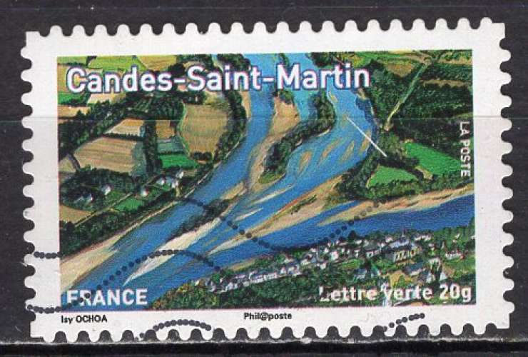 FRANCE - Timbre autoadhésif n°843 oblitéré