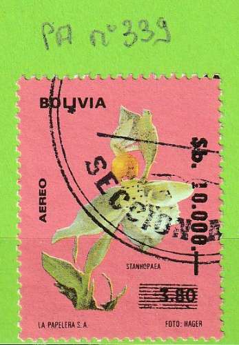 BOLIVIE YT P-A N°339 OBLIT
