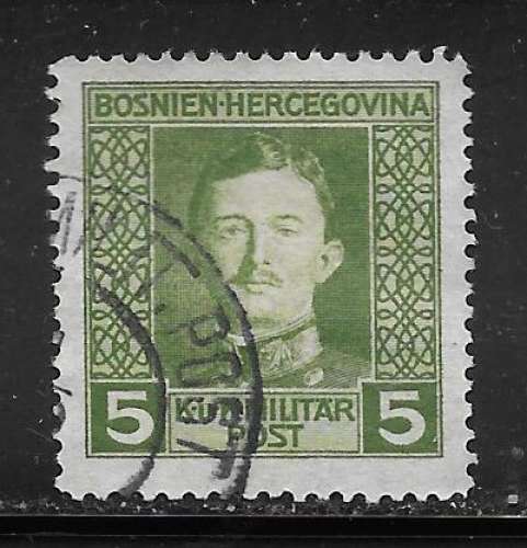 BOSNIE HERZEGOVINE Y&T n° 121 oblitéré   - 1917