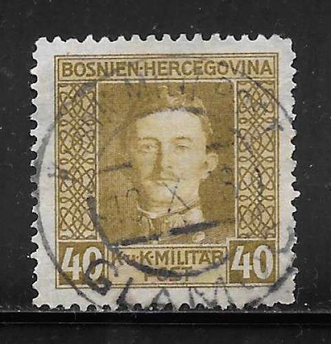 BOSNIE HERZEGOVINE Y&T n° 129 oblitéré   - 1917