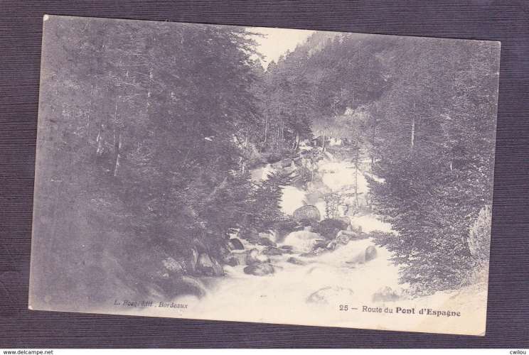 CPA - 65 - ROUTE DU PONT D ESPAGNE