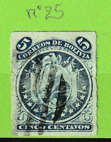 BOLIVIE YT N°25 OBLIT