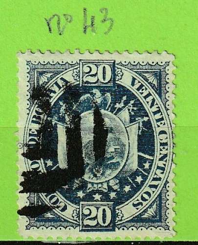 BOLIVIE YT N°43 OBLIT
