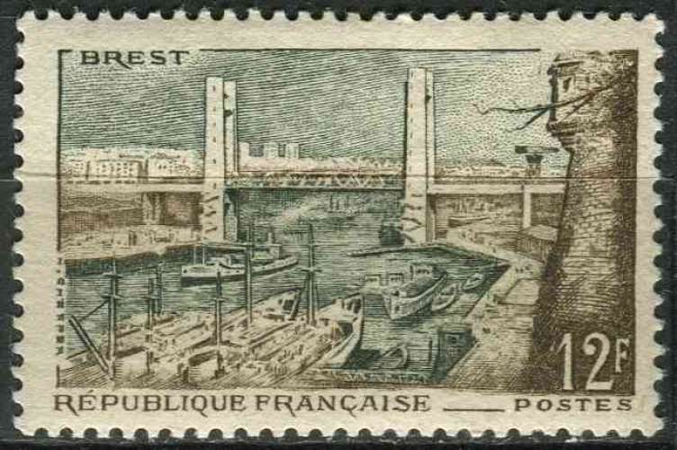 FRANCE 1957 NEUF* charnière N° 1117