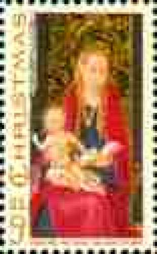 la Vierge et l'Enfant de Memling (1967) - YT 838 **