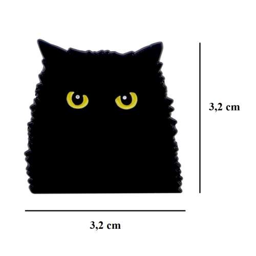 Pin's Pins Chat Noir Black Cat (Réf 1)