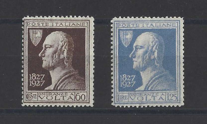 ITALIE.   YT   n° 198-199    neuf *   1926