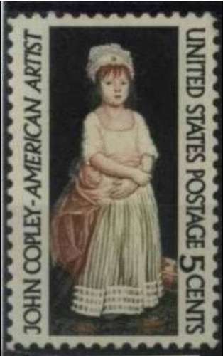 ''La fille du peintre'' de John S. Copley (1965) - YT790 **