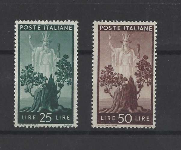 ITALIE.   YT   n° 500-502    neuf *   1945