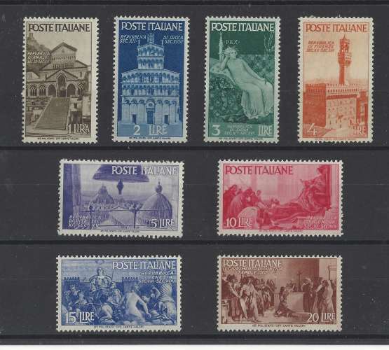 ITALIE.   YT   n° 504/511    neuf **   1946