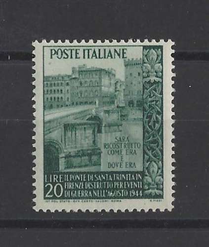 ITALIE.   YT   n° 551    neuf *   1949
