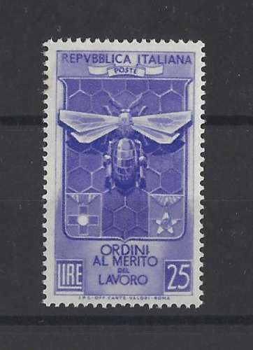 ITALIE.   YT   n° 646    neuf *   1953