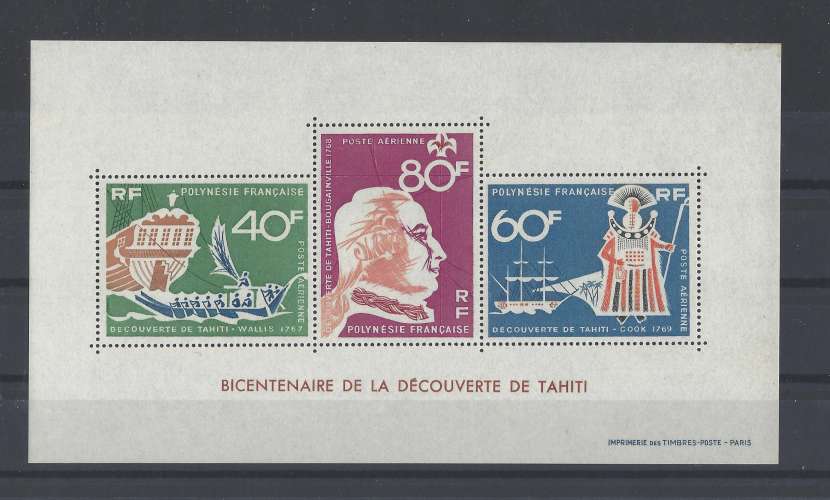POLYNESIE..   YT  Bloc n° 1    neuf **    1968