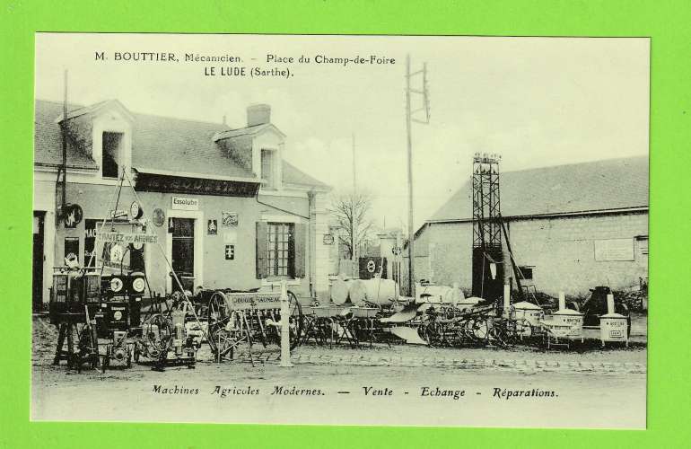 LE LUDE - M BOUTTIER MECANICIEN - PLACE DU CHAMP DE FOIRE