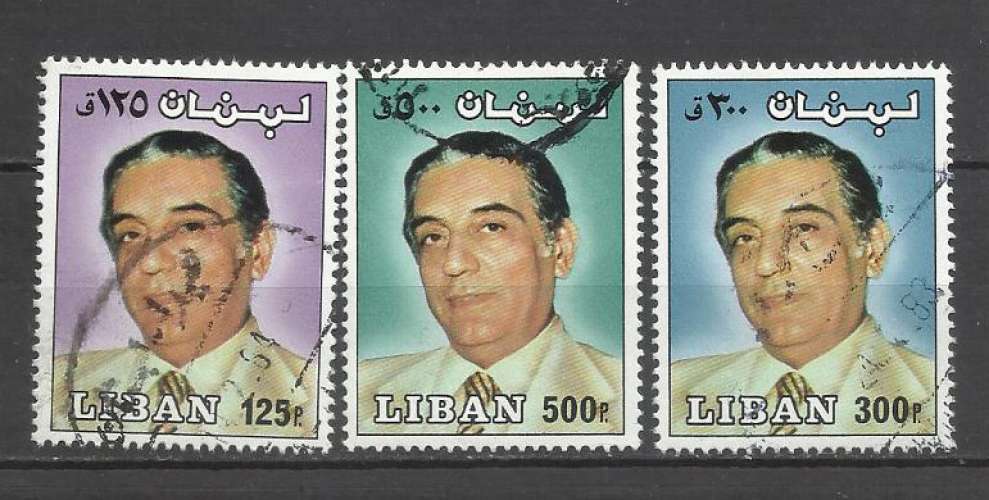 LIBAN YT n° 280-282 Côte 6€